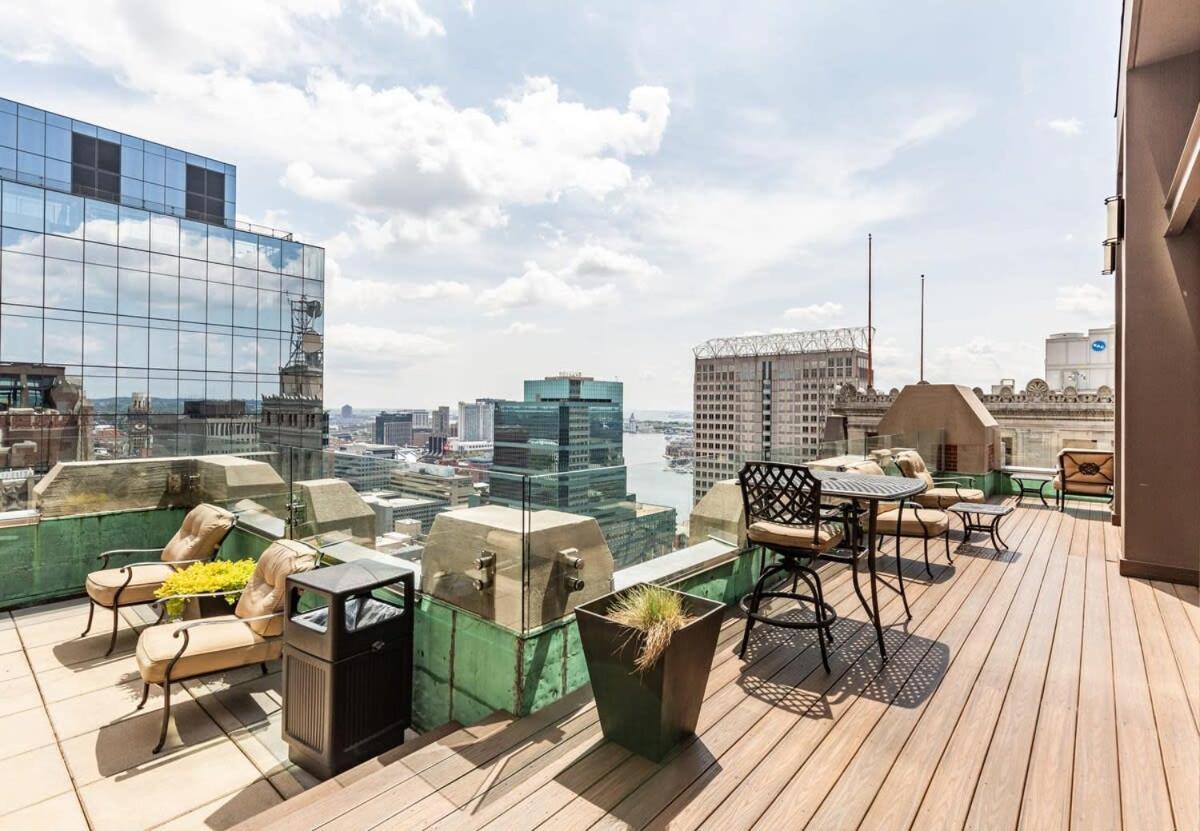 2Br Luxury Apartment With Rooftop Deck & Pool Балтимор Экстерьер фото